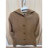 Used Hooded Coat Camel M