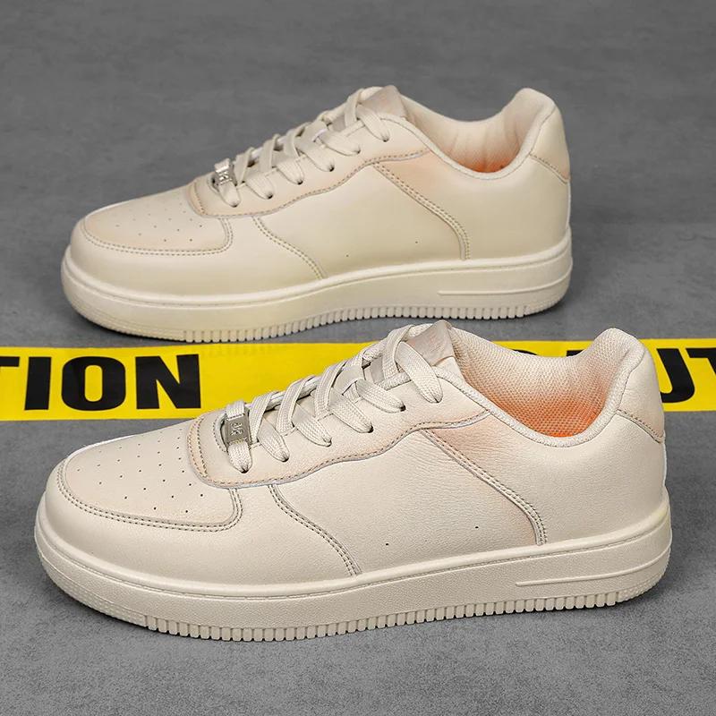 New Couple Little White Shoes Versatile Men's and Women's Leisure Sports Board Shoes Size35-44 Colored Leather Sports Shoes