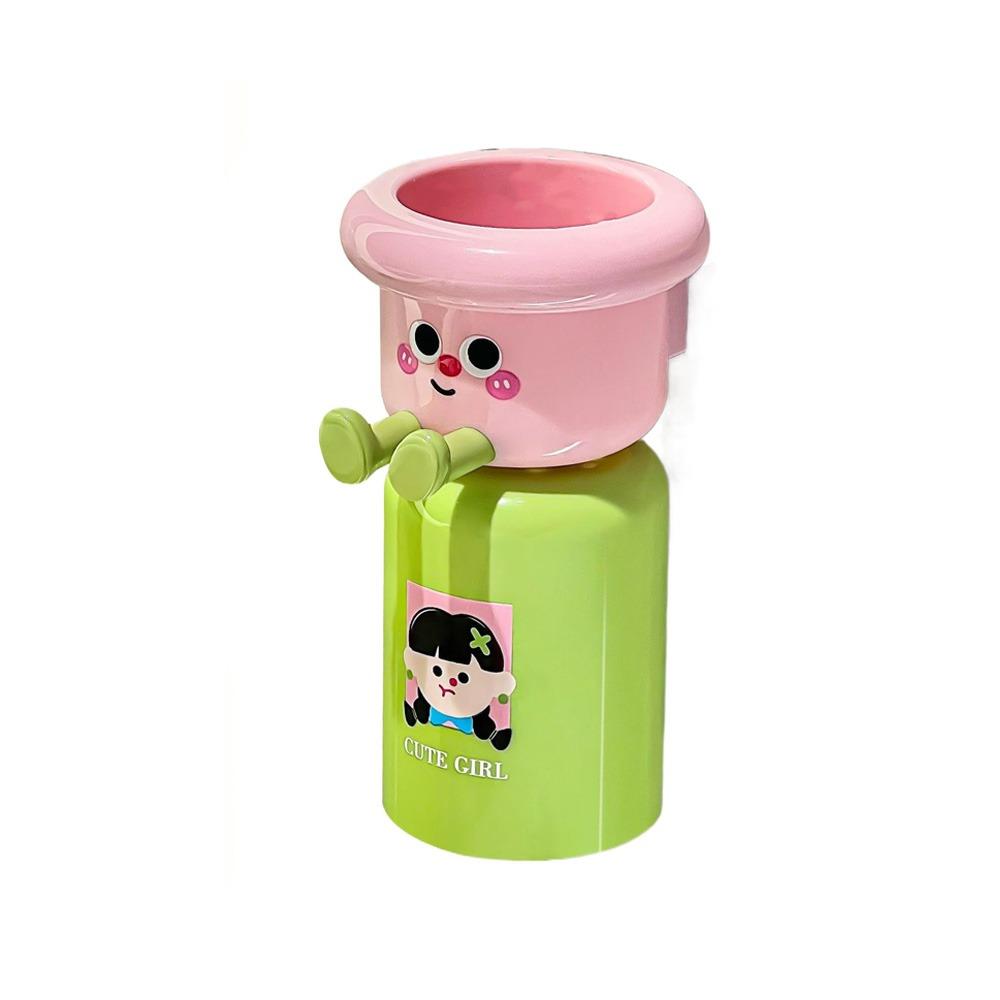 Dopamine Magnetic Toothbrush Cup Holder Punch Free Children's Toothbrush Cup Set  Bathroom