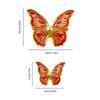 3D Butterflies Stickers For Scrapbooking Butterfly Stickers For Wall With Gold Edges 12X Stickers For Party Decorations