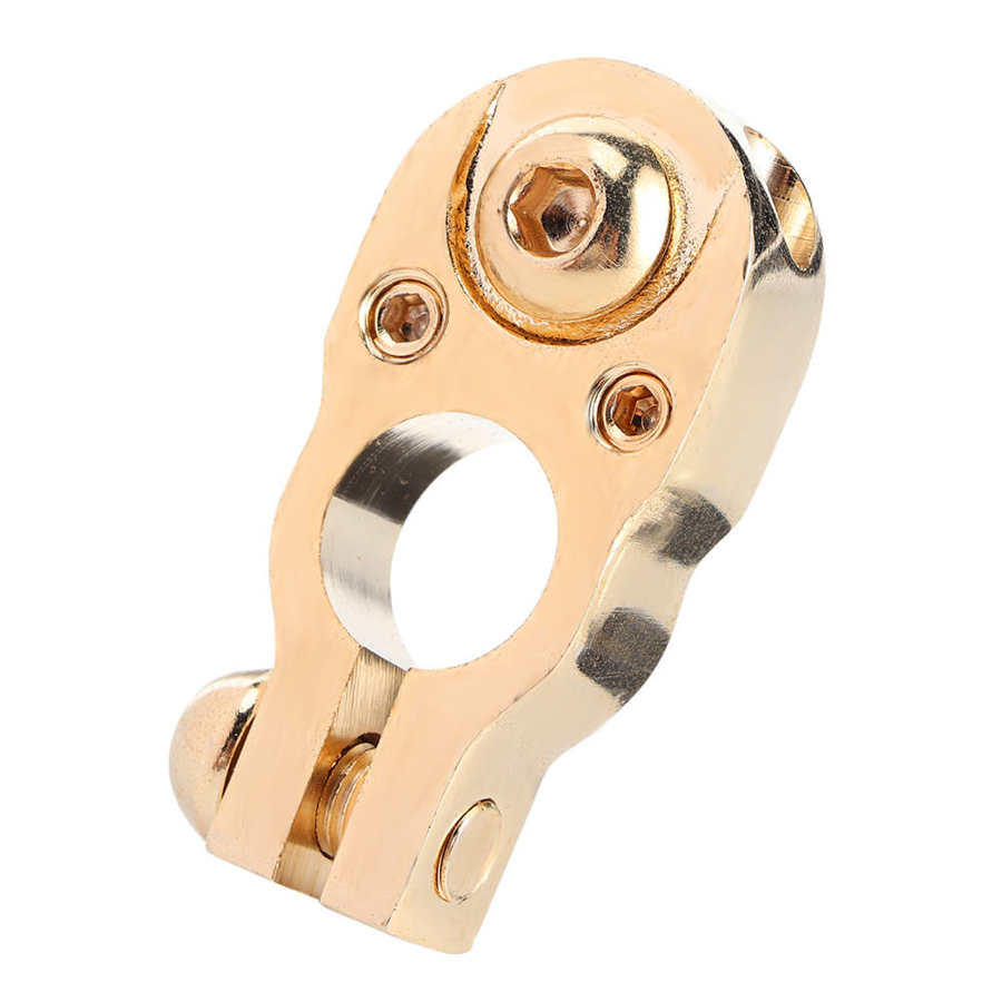 Battery Terminal Pure Brass 15.9-17.5 for Car Truck Bolt Positive and Negatice Pole Brass Battery Terminal Car