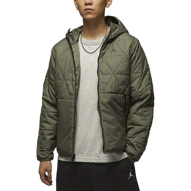 Jordan Sport Jackets & Coats Men's Medium Olive Green FZ3163-222