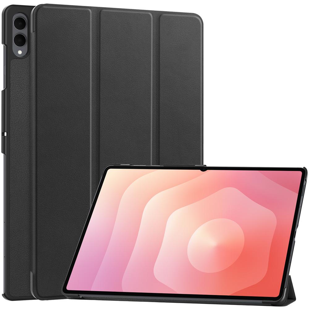 Pour Samsung Galaxy Tab S11 Ultra 14,6 pouces Étui Support Pliant Intelligent Avec Veille Automatique Funda SM-X930/SM-X936 Housse pour Tablette 14,6 Tab S11 Ultra 14.6 noir