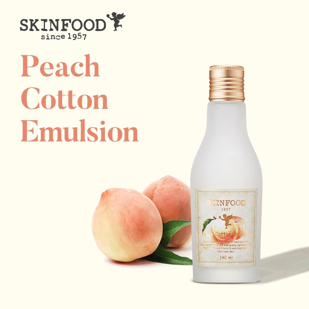 

SKINFOOD Peach Cotton Emulsion 140ml Skincare Facial Moisturizer