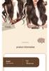 Women's Full Head Wig with Realistic Hair Fibers, Seamless Frontal, Large Scalp Coverage, Bangs, and Large Wave Long Curls