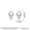 Women's Light Luxury Water Drop Tassel Imitation Pearl Earrings Fashion Versatile Unique Design Sense Earrings
