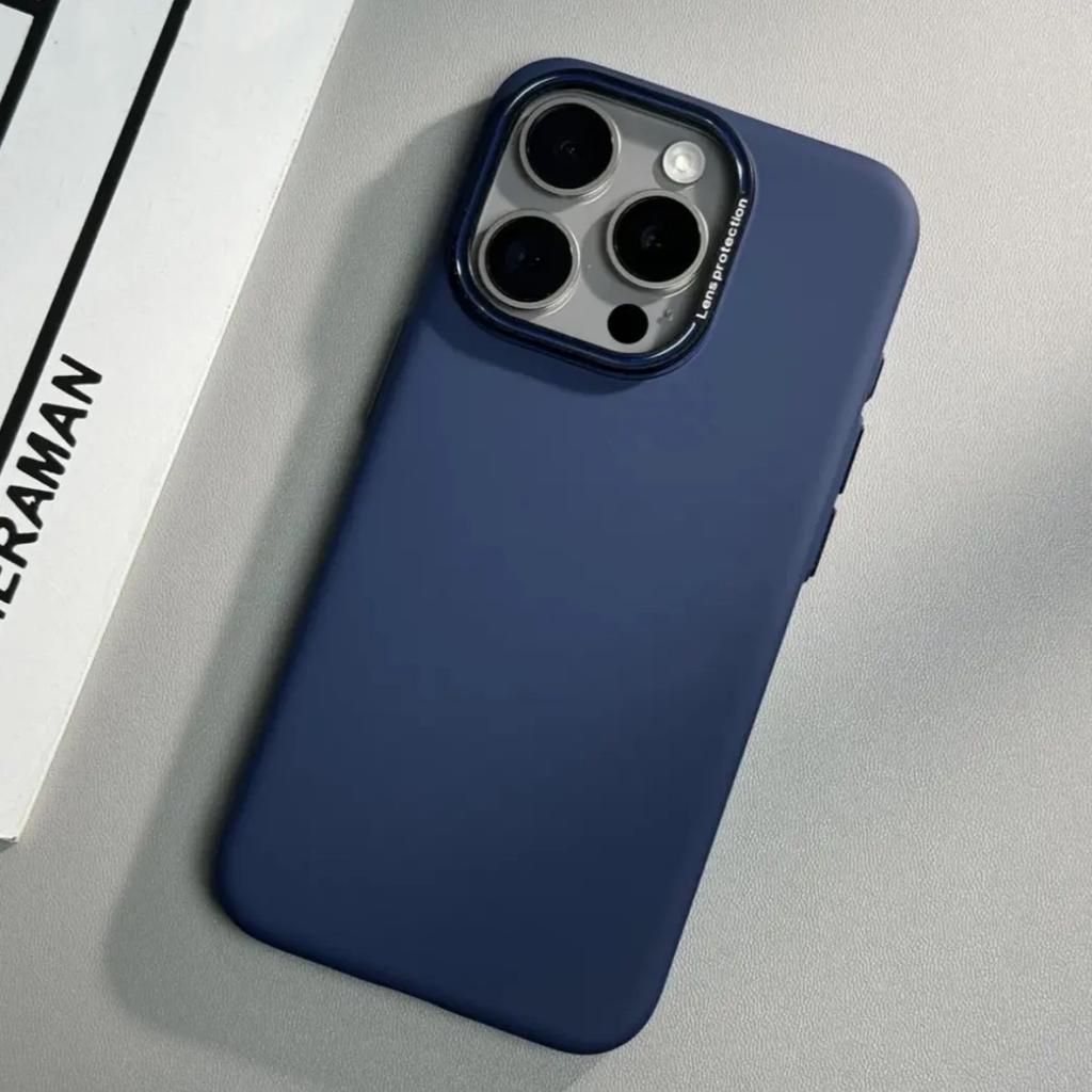 Applicable To IPhone17 Solid Color Matte Skin Feeling CD Magnetic Texture Mobile Phone Case Apple 16 Premium Sense Protective Case 15