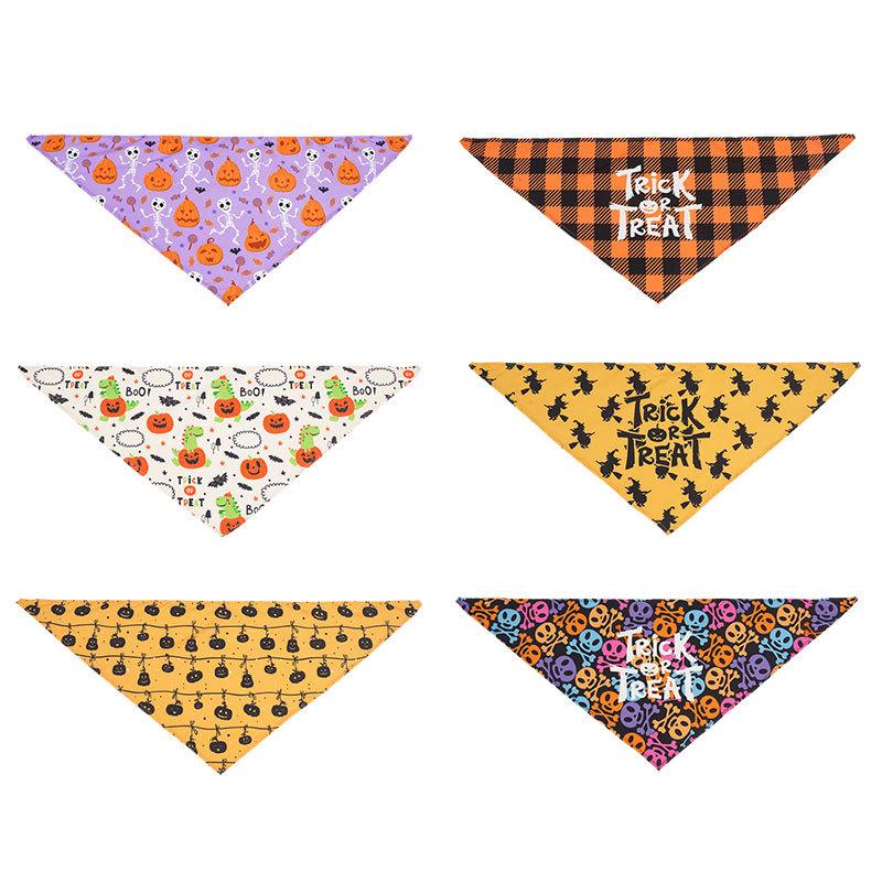 Pet Supplies Cat Dog Saliva Triangular Towels Pet Creative Festival Decoration Products Handkerchief Bibs Dress-up Accessories S
