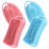 4PCS Silicone Body Scrubber Set DualSided Shower Massage Brush for Gentle Cleansing and Relaxation