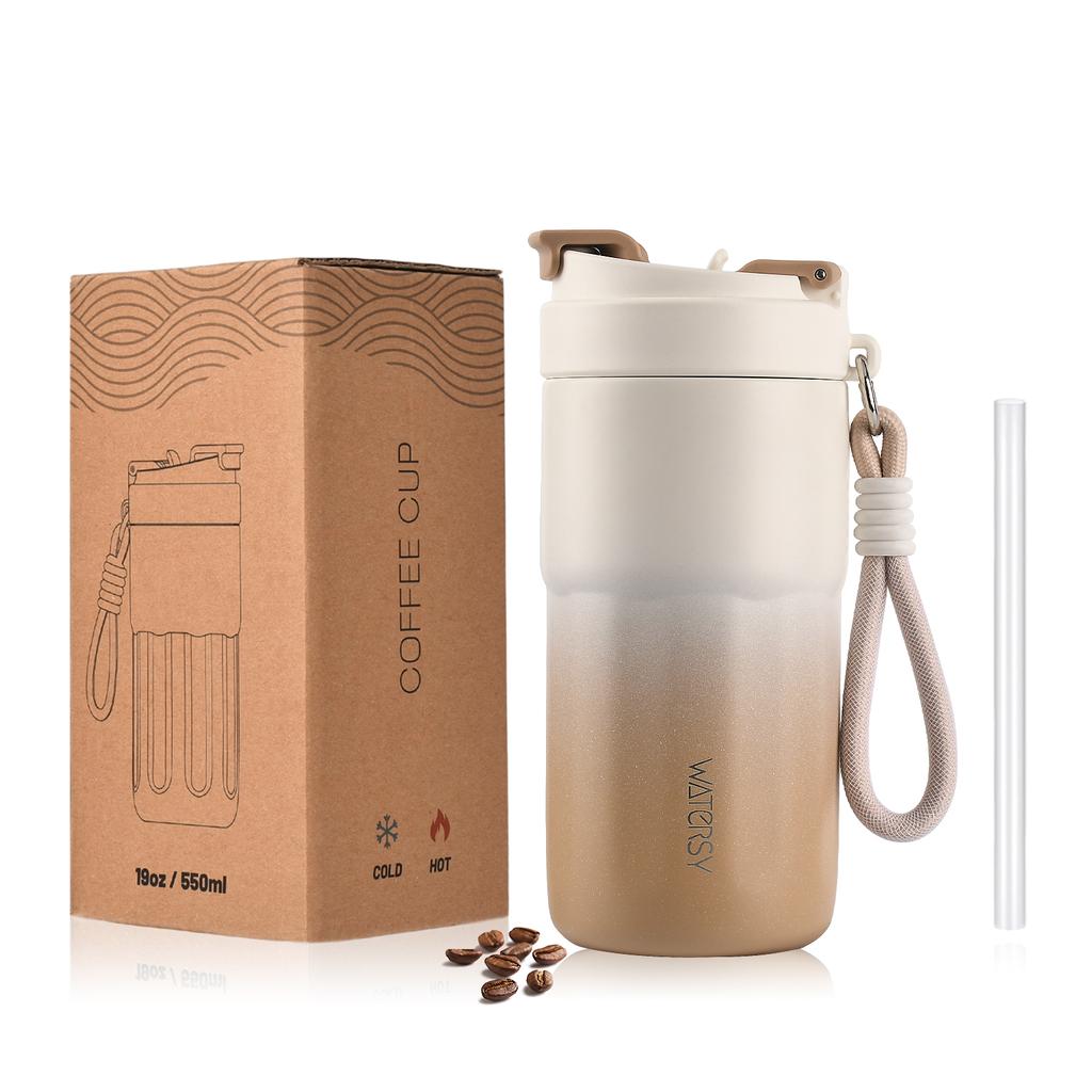 400/550ML Stainless Steel Coffee Thermal Cup 316 Vacuum Flasks Office Home for Hot & Cold Insulated Bottle Car Travel Mug