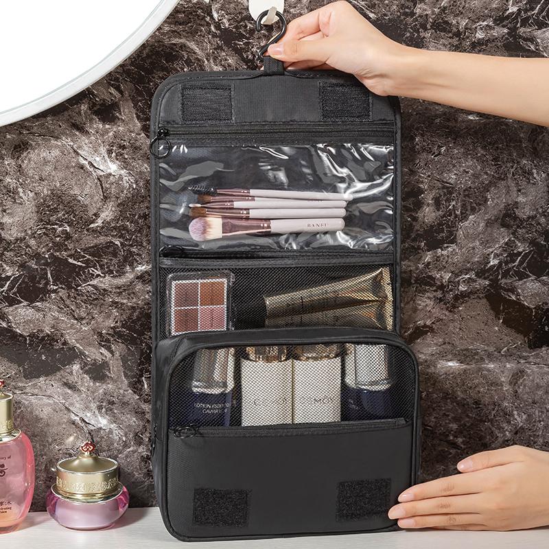 1pc Multifunctional Travel Hook Wash Bag Cosmetics Storage Bag