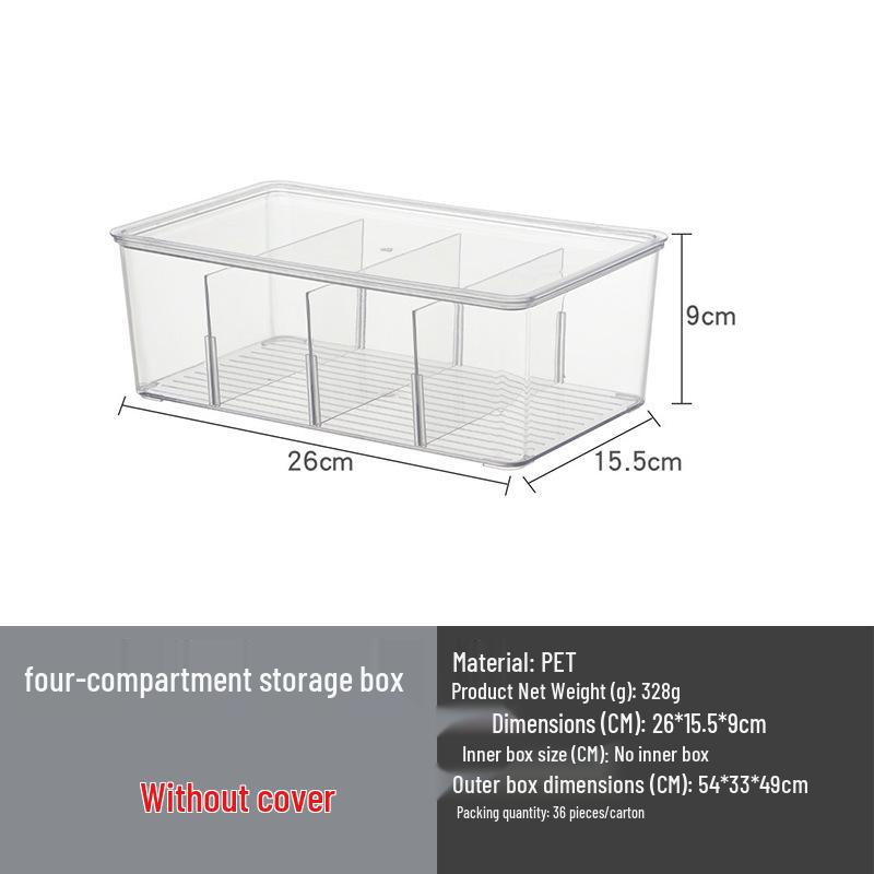 Multi-Compartment Portable Tea, Coffee, and Snack Storage Box