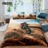 3D Motorcycle Bedding Set Queen Bedding Duvet Cover Set Bedding Set Bed Cover Queen Bedroom Bed Cover Set Bed Set Bedding