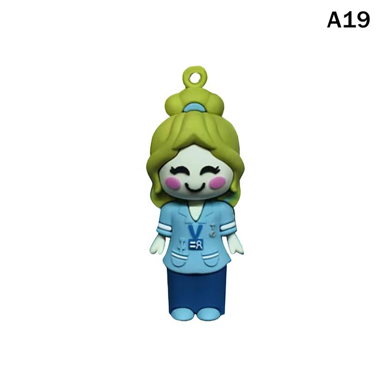 Niedliche Cartoon-Form Medizinische Ampullenflaschenöffner Krankenschwester Arzt Spezial Gummi Spritzenschneider Flaschenöffner Multifunktional