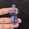 Charoite Pendant Designer Pendant Vintage Pendant 925 Sterling Silver Pendant Real Gemstone Jewelry Handmade Stylish Pendant Engagement Gift