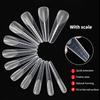 Matte Quick Building Nail Mold Tip Full Cover Dual Forms Nails Poly Nail Gel Extension Upper Mold Top False Tips Manicure Tools