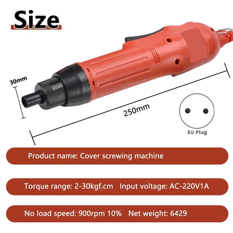 AAAF Máquina Eléctrica Portátil para Tapar Botellas Herramienta Ajustable para Apretar Tapones de Rosca Para Tapa Redonda/Tapa de Pulverizador de 10-50 mm Enchufe EU UE