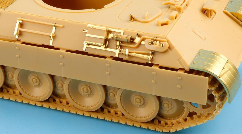 Tetra Model Works ME Series German Medium Tank Panther A Etching Parts Plastic Model Parts ME4808 1/48 Ausf. (HB) (Combat Vehicle)