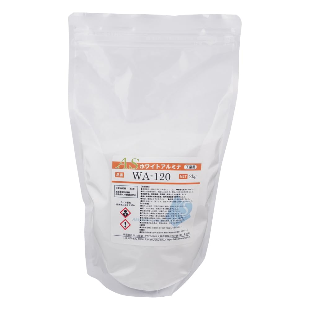 

Akiyama Sangyo AS (Туз) Белый оксид алюминия WA-120 для пескоструйной обработки, 2 кг