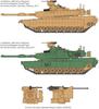 Academy M1A2 Abrams V2 TUSK2 Plastic Model Kit 13504 1/35