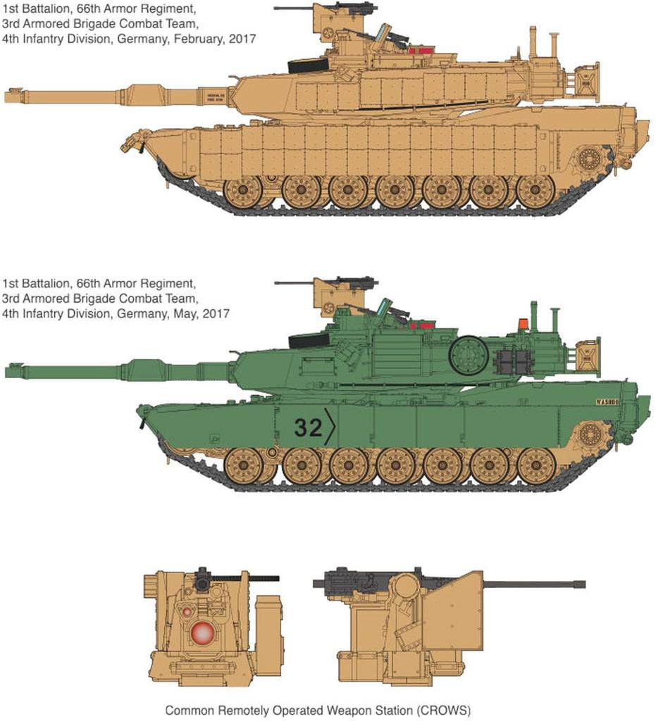 Academy M1A2 Abrams V2 TUSK2 Plastic Model Kit 13504 1/35