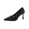 Fashion Elegant Mid Heels Women Shoes Fashion Pointed Toe Shallow Sandals Summer Classical Pumps 2025 New Brand Party Sandalias De Mujer
