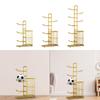 Ball Storage Holder Freestanding Racks for Rackets Badminton Volleyball 58x23.5x86cm
