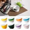 Lose Blatt Tee-Infuser Tasse Keramik Neigbare Teetasse mit Infuser, Integrierter Sieb Tragbarer Brühbecher, Robust für Reisen, Kapazität 350ml,