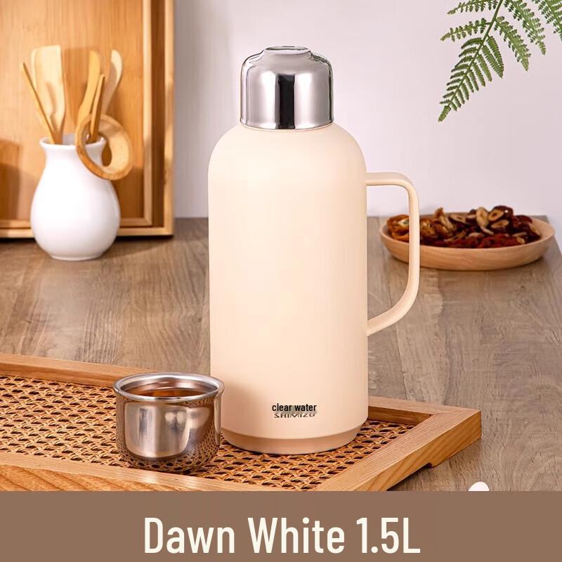 SHIMIZU 1.5L 316 Stainless Steel Portable Insulated Stew Tea Pot
