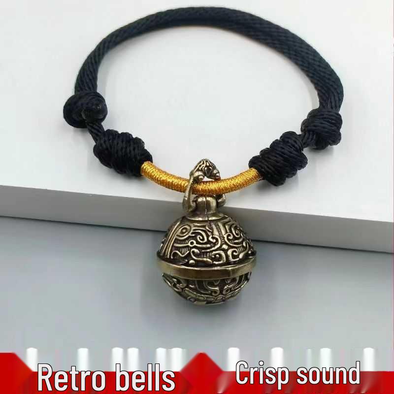 Adjustable Brass Pet Collar with Bell for Medium and Large Dogs & Cats - Teddy, Golden Retriever Necklace Accessories
