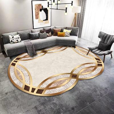 Covor Oval de Lux în Stil European pentru Living, Covor Superb pentru Acasă, Covorașe Antiderapante pentru Dormitor, Dimensiune Mare, Lavabile la Mașină, Covorașe de Podea