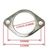 1Pc Universal Exhaust Flange Gasket High Temperature Reinforced Sealing Pad for Car Muffler Joint Replacement