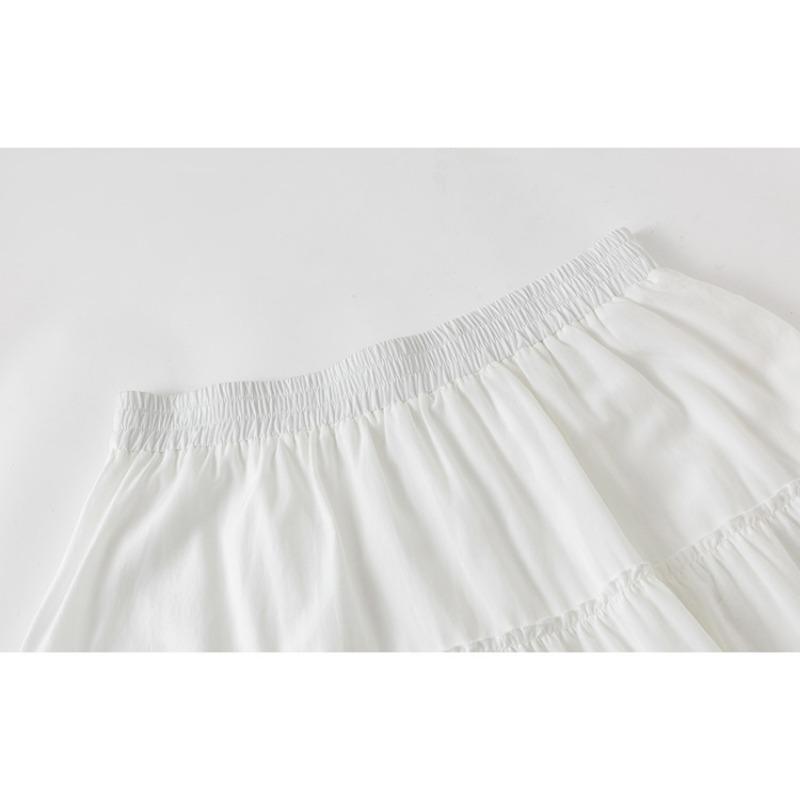 High-waisted Slimming A-line Skirt Spring and Summer Puffy Skirt Ballet Cake Skirt