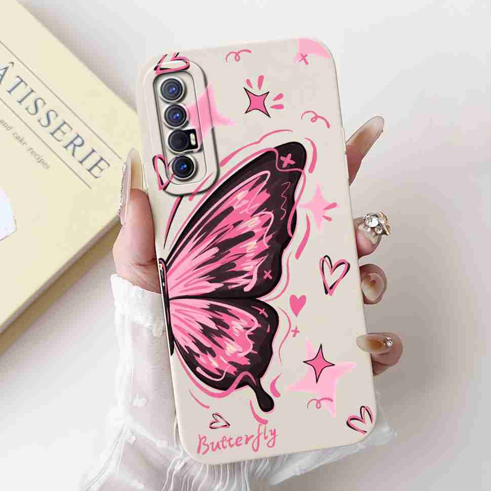 New Design Case For Oppo Reno3 Pro 5G CPH2009 Protective Silicone Soft TPU For Oppo Reno 3 Reno3 Pro 5G Phone Cover Shell Case