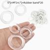 Hidden Waist Cinch Clips Set Dress Shirt Back T-Shirt Tie Circular Cincher Clothes Adjustable Women Fashion Simple Accessories