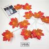 Artificial Autumn Maple Leaves Pumpkin Garland LED Fairy String Light Christmas Thanksgiving Decoration DIY Halloween Party Home