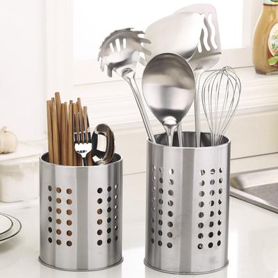 Stainless Steel Cutlery Holder Chopstick Storage Holder Drainer Spoon Fork Chopsticks Storage Basket Kitchen Organizer Container