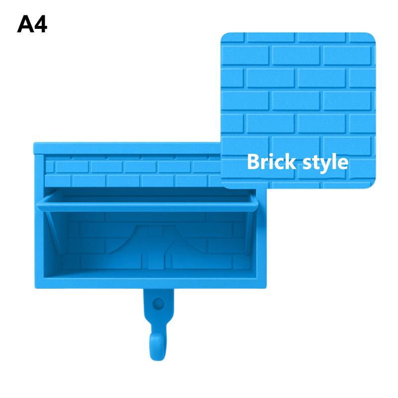 

Держатель для ключей гаража автомобиля с открывающейся дверцей, настенный держатель для ключей, 3D-печатный органайзер для ключей, самоклеящийся(Модели автомобилей не включены)