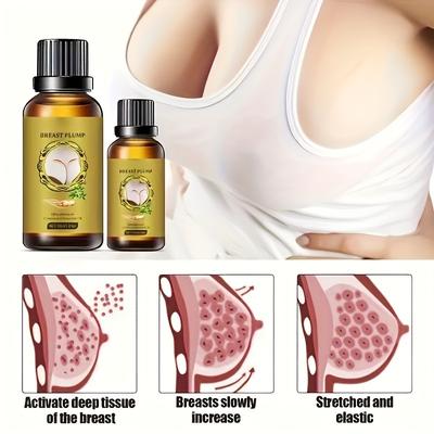 Breast Enhancement Oil - Natural Firming for Fuller, Tighter, More Youthful Breasts - Breast Enhancement Massage