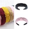 Elegant Knotted Fabric Hairband Women Wide Headband Hair Styling Accessories