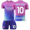 Milano Leo Football Jersey Kids Sportswear 2023/2024 Season Children's Day Polyester Blue/Purple