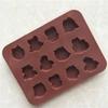 1/2Pcs Economic Silicone 12-Owl Cake Mould for Decorating Candy Cookies Chocolate Soap Baking.