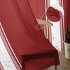 Tende Trasparenti da Fattoria a Strisce Rosse Natalizie Decorazioni per Finestre di Casa Tende in Voile Tulle per Soggiorno Camera da Letto Cucina