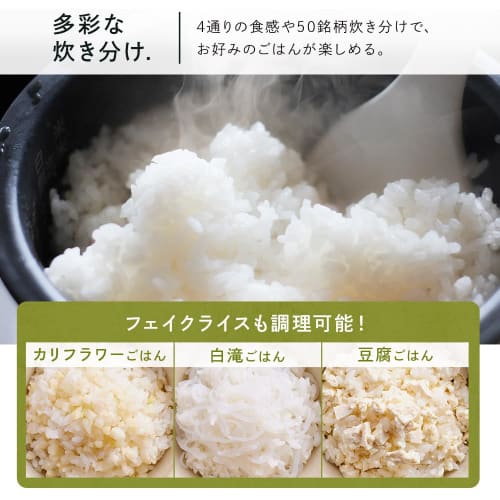 Iris Ohyama Rice Cooker 5.5 Cups IH Type Automatic Cooking Mode RC-IGA50AZ-DA Deep Blue [.co.jp Limited]