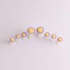 Soft Silicone 8Pcs/lot Daisy Toe Separator Nail Art Tool Foot Finger Divider Manicure Pedicure Care