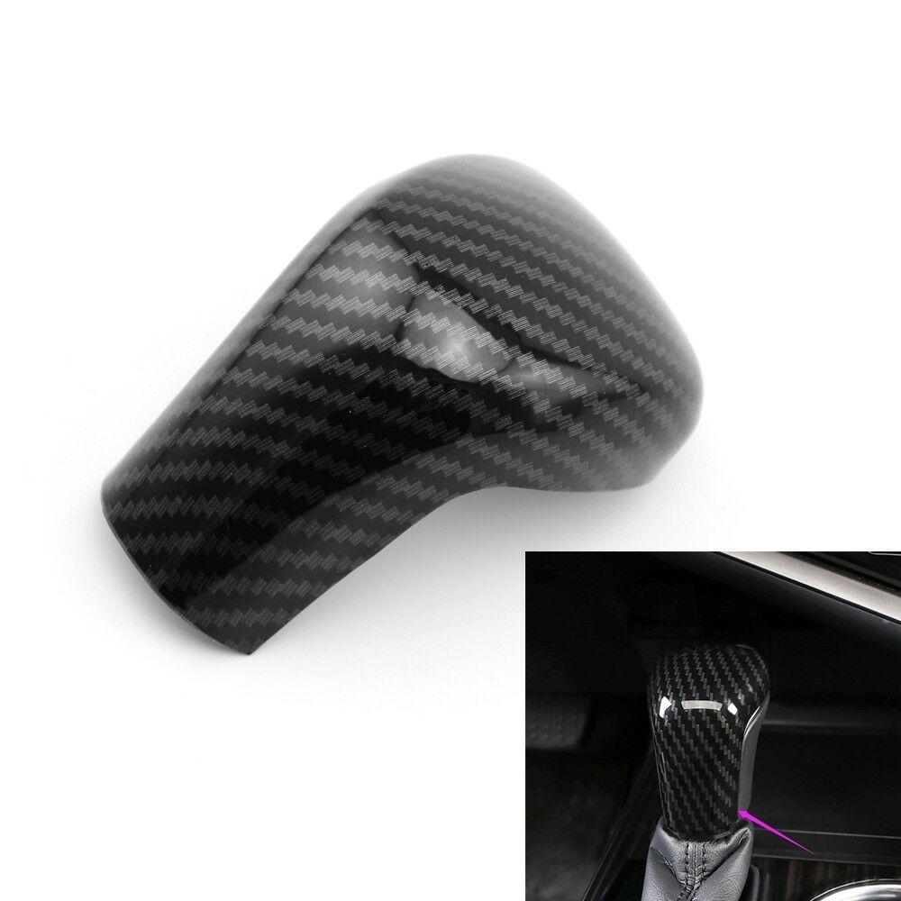 Carbon Fiber Style Interior Gear Shift Knob Cover Trim For Toyota Camry 2018-19