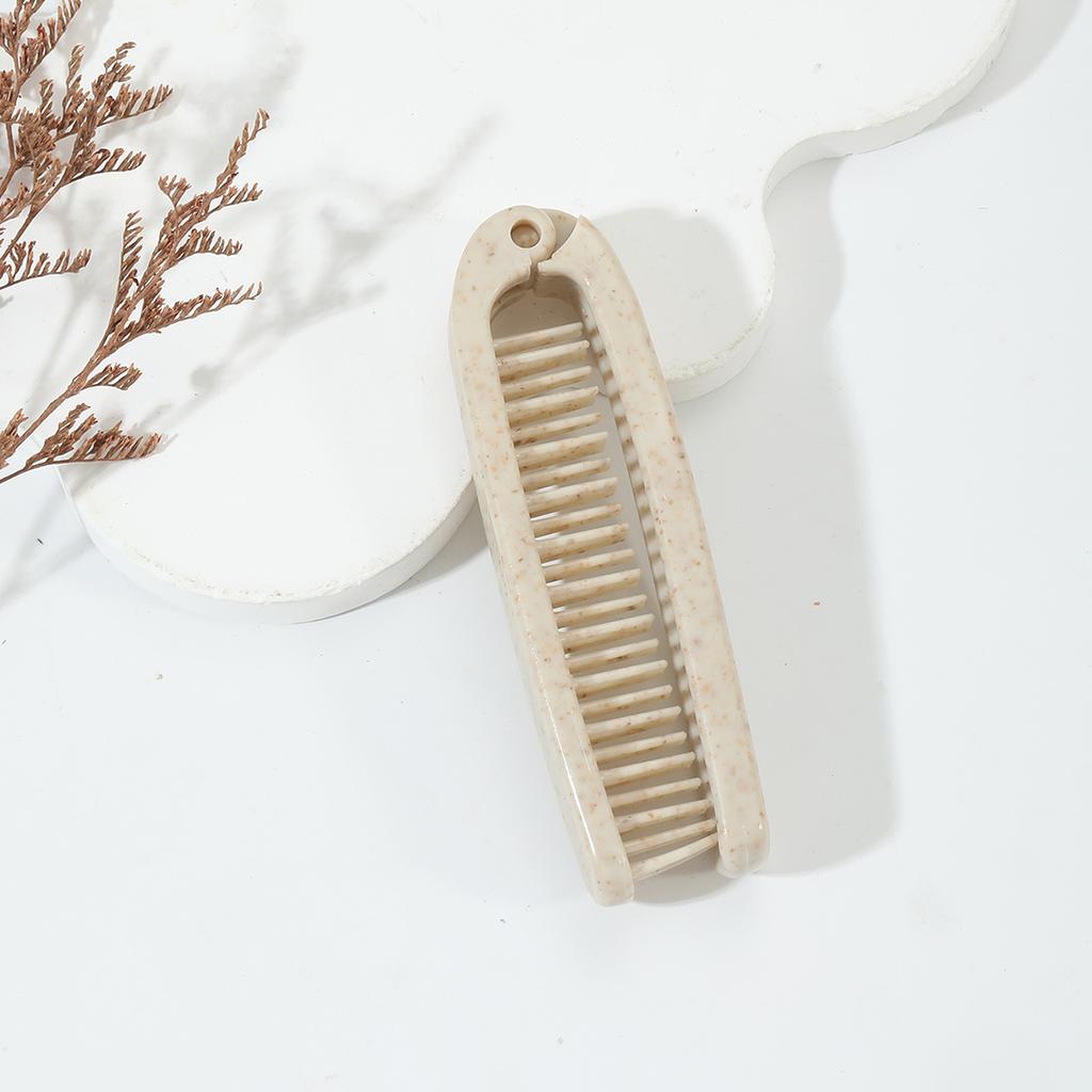 Travel portable folding hair comb - pocket size design, durable plastic bristles and ABS handle For Hair Accessories