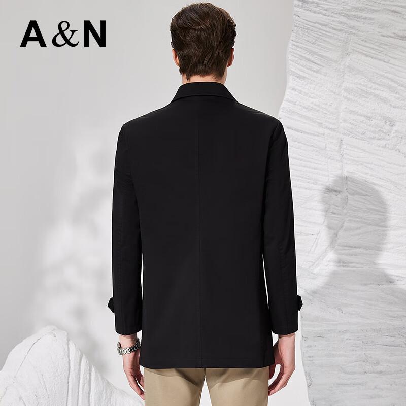 Antonio Men's 100% Cotton Mid-Length Trench Coat