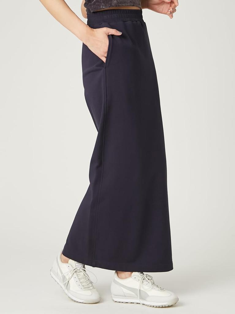 FRAY Sweat Tight Straight Skirt FWCS254271 NVY F I.D.