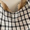 Underarm Bag Women's Large Capacity Plaid Tote Bag Commuter Shoulder Bag